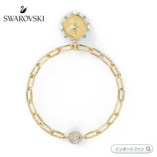 スワロフスキー(SWAROVSKI)のSwarovski ゴールドトーンマグネットブレスレット(ブレスレット/バングル)