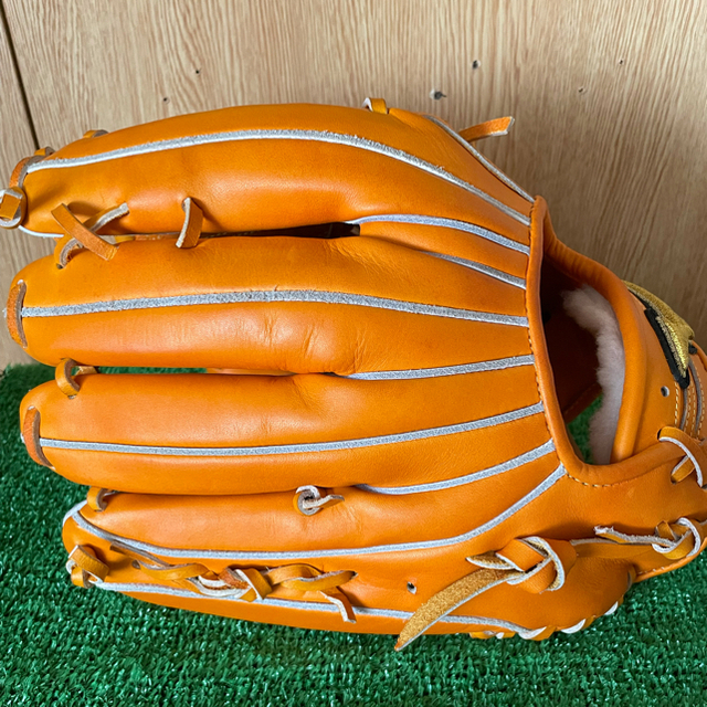 MIZUNO(ミズノ)のミズノプロ　一般軟式外野手用グラブ　型付け済み未使用品 スポーツ/アウトドアの野球(グローブ)の商品写真