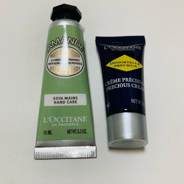 L'OCCITANE(ロクシタン)のロクシタン ハンドクリーム10ml イモーテルプレシャスクリーム5ml コスメ/美容のボディケア(ハンドクリーム)の商品写真