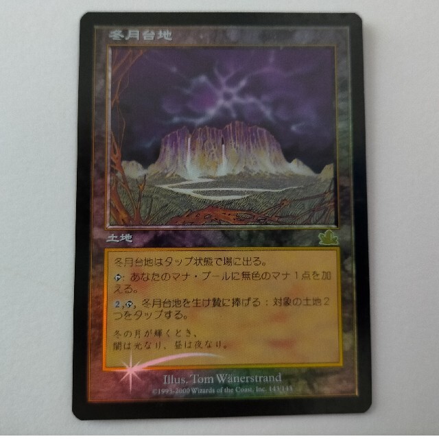 MTG 冬月台地/Wintermoon Mesa ☆foil☆ (日本語)