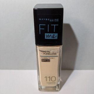 メイベリン(MAYBELLINE)のメイベリン フィットミー リキッドファンデーション R 110 30ml(ファンデーション)