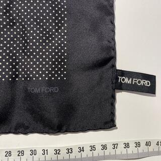 (超美品)TOM FORD ポルカドット柄 ポケットチーフ ¥24,200