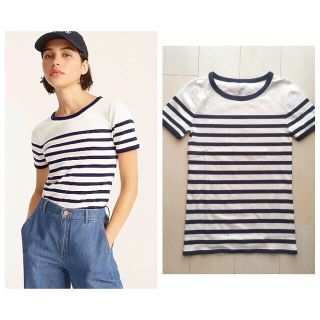 ジェイクルー(J.Crew)の新品レア 日本未上陸 J.Crew ストライプTシャツ(Tシャツ(半袖/袖なし))