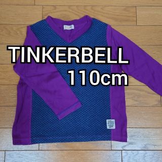 ティンカーベル(TINKERBELL)のTINKERBELL 110cm ロンT パープル　ツートン　ティンカーベル(Tシャツ/カットソー)