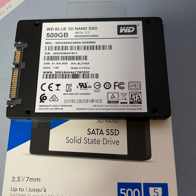 WD 500GB SSD 1
