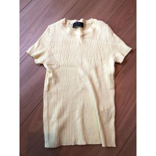 ベルシュカ(Bershka)の【新品未使用】Bershka リブニットTシャツ(Tシャツ(半袖/袖なし))