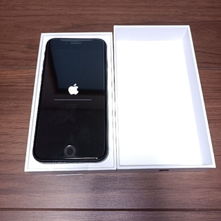 アイフォーン(iPhone)のiPhone　SE 第2世代 ブラック 64GB softbank(スマートフォン本体)