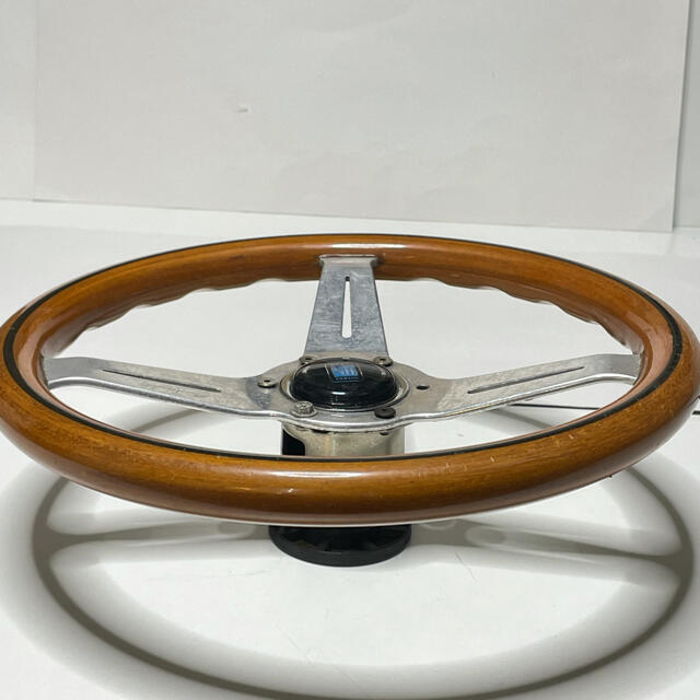 NARDI ナルディ ステアリング 木製 ハンドル ホーンボタン付き