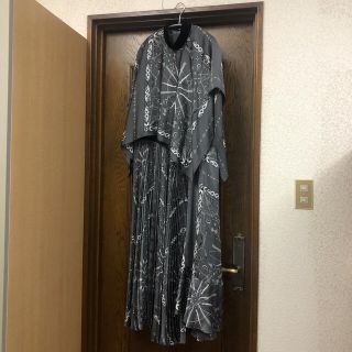 サカイ(sacai)のsacai サカイ×Dr.Woo ドクターウー ワンピース サイズ2 新品同様(ロングワンピース/マキシワンピース)