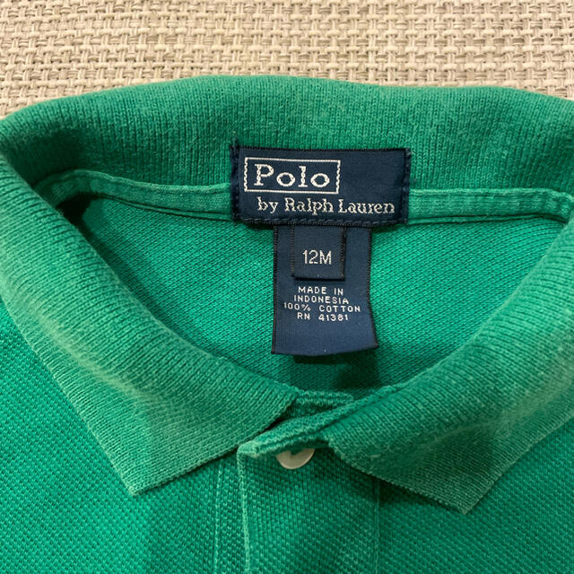 POLO RALPH LAUREN(ポロラルフローレン)の★Nicole House様専用★ポロラルフローレン キッズ長袖　グリーン キッズ/ベビー/マタニティのベビー服(~85cm)(シャツ/カットソー)の商品写真