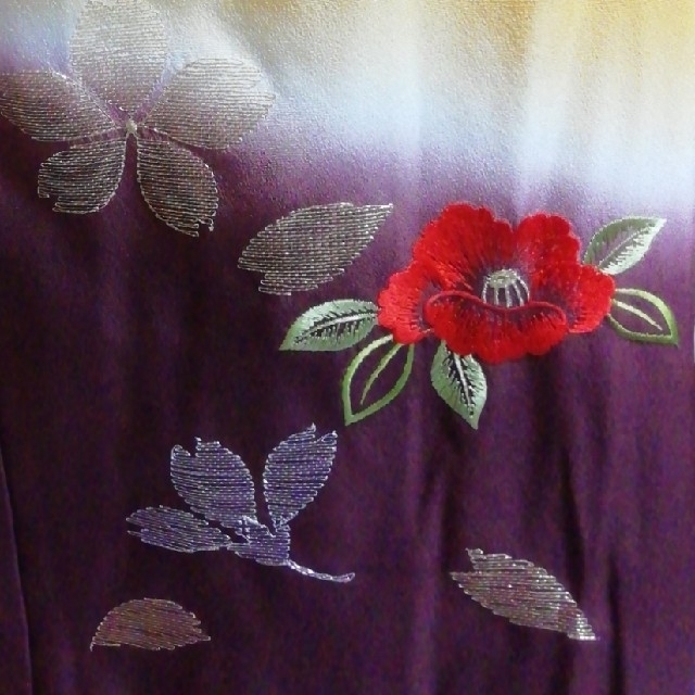 J-K-7--104 七五三 7歳 着物 日本刺繍 四季の華 J-K-7--104 七五三 7歳 着物 日本刺繍 四季の華
