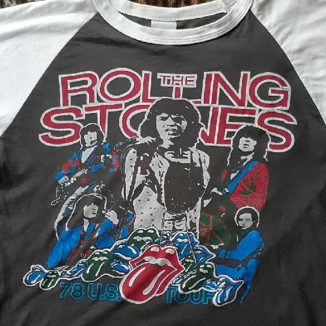 ローリングストーンズTHE ROLLING STONE［ラグラン七分袖Tシャツ