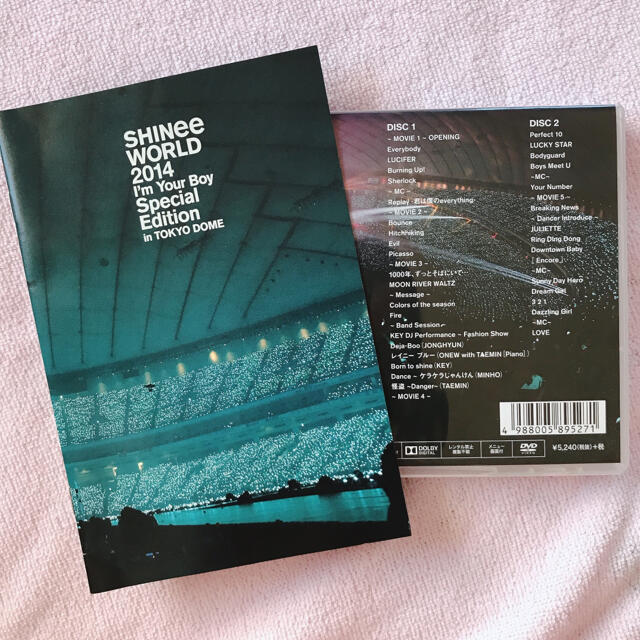 SHINee(シャイニー)のSHINee WORLD 2014 in TOKYO DOME【DVD通常盤】 エンタメ/ホビーのCD(K-POP/アジア)の商品写真