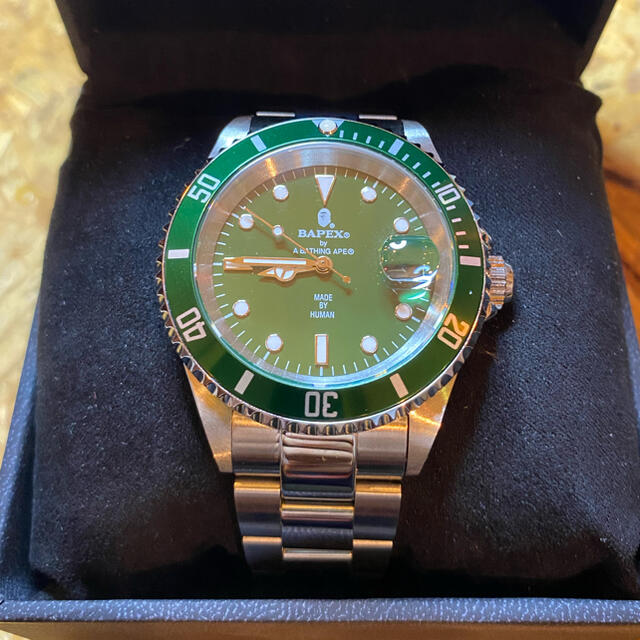APE BAPEX 腕時計 GREEN 定価45,800円
