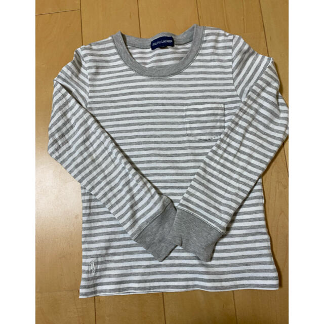 POLO RALPH LAUREN(ポロラルフローレン)のラルフローレン　ボーダー　ロンT 110 キッズ/ベビー/マタニティのキッズ服男の子用(90cm~)(Tシャツ/カットソー)の商品写真