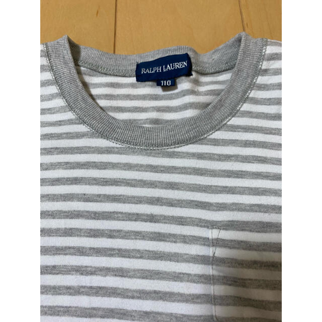 POLO RALPH LAUREN(ポロラルフローレン)のラルフローレン　ボーダー　ロンT 110 キッズ/ベビー/マタニティのキッズ服男の子用(90cm~)(Tシャツ/カットソー)の商品写真