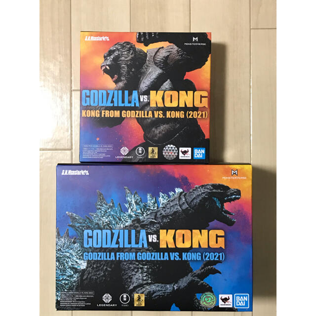 S.H.モンスターアーツ　KONG GODZILLA 2種セット