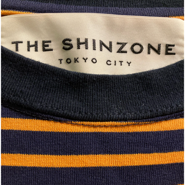 Shinzone(シンゾーン)の値下げ！美品 ザ シンゾーン ボーダーカットソー レディースのトップス(カットソー(長袖/七分))の商品写真