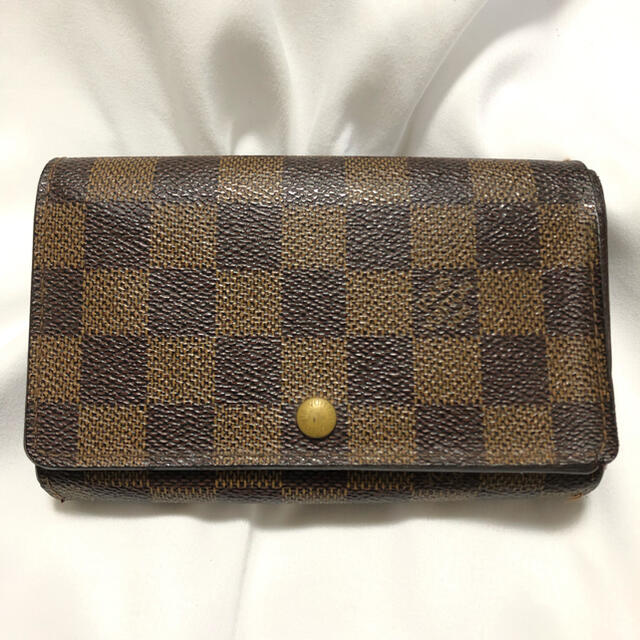 LOUIS VUITTON(ルイヴィトン)の美品⭐️ルイヴィトン トレゾール ダミエ コンパクトウォレット レディースのファッション小物(財布)の商品写真