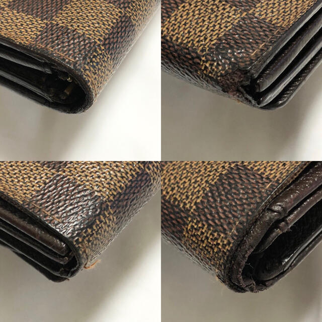 LOUIS VUITTON(ルイヴィトン)の美品⭐️ルイヴィトン トレゾール ダミエ コンパクトウォレット レディースのファッション小物(財布)の商品写真