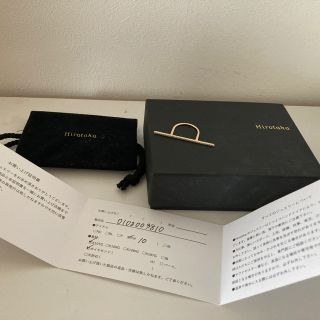 バーニーズニューヨーク(BARNEYS NEW YORK)のまゆねこ様専用です！ヒロタカhirotakaロングダイアモンドバーリング(リング(指輪))