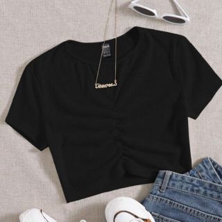 shein ショート丈　Tシャツ　2点セット(Tシャツ(半袖/袖なし))