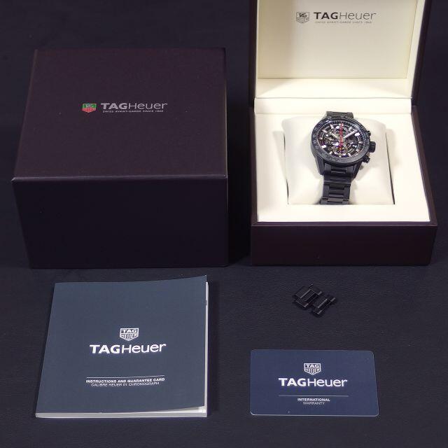 TAG Heuer(タグホイヤー)の 美品 タグホイヤー カレラ キャリバー ホイヤー01 フルセラミック CAR2 メンズの時計(腕時計(アナログ))の商品写真