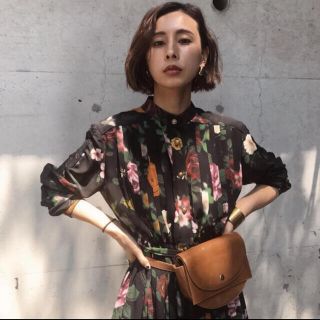 アメリヴィンテージ(Ameri VINTAGE)のAmeri VINTAGE COCO FLOWER DRESS(ロングワンピース/マキシワンピース)