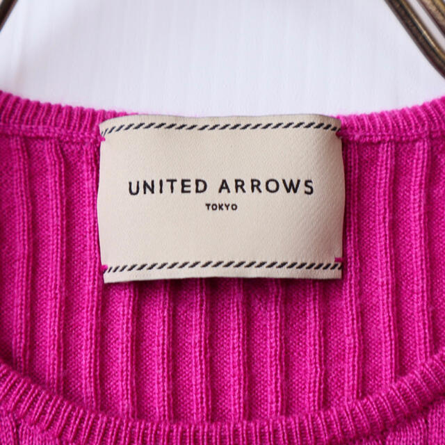 UNITED ARROWS(ユナイテッドアローズ)のUNITED ARROWS UBCB W/SI リブ クルーネック ニット レディースのトップス(ニット/セーター)の商品写真