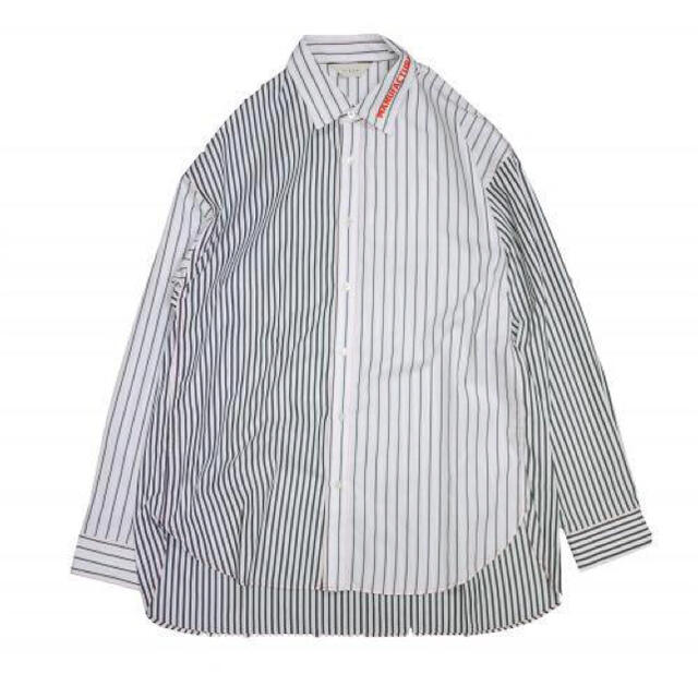 JieDa CRAZY SWITCHING STRIPE LONG SHIRT