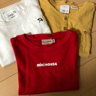 ミキハウス(mikihouse)のロンT 3枚セット(Tシャツ/カットソー)