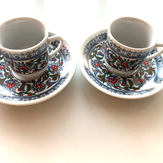 トルココーヒーカップ2客(食器)