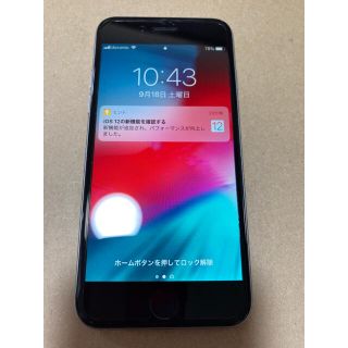 アイフォーン(iPhone)のiPhone 6 16GB スペースグレイ docomo 美品(スマートフォン本体)