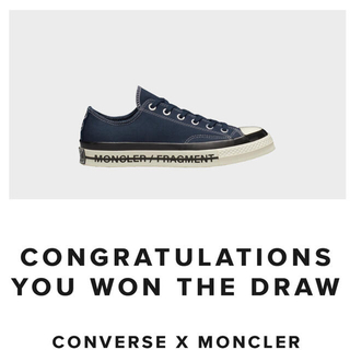 CONVERSE - moncler converse fragment モンクレール 山下智久の通販