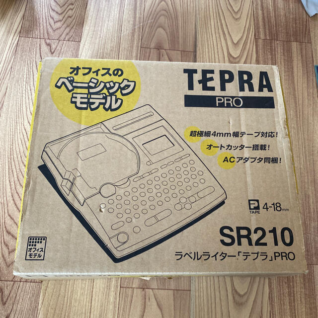 キングジム(キングジム)のテプラPRO SR210  インテリア/住まい/日用品のオフィス用品(オフィス用品一般)の商品写真