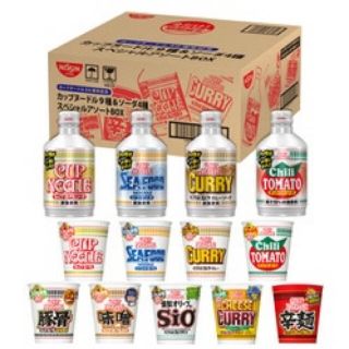 ニッシンショクヒン(日清食品)の日清 限定 カップヌードル 50周年記念 カップヌードル9種＆ソーダ4種セット(麺類)