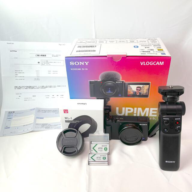 SONY(ソニー)のSONYZV-1  広角レンズ付　バッテリー2個　保証つき スマホ/家電/カメラのカメラ(コンパクトデジタルカメラ)の商品写真