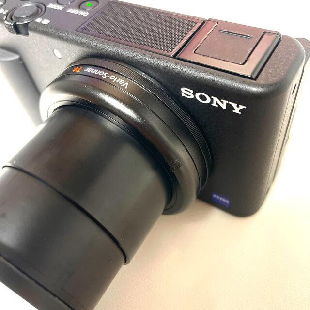 SONY(ソニー)のSONYZV-1  広角レンズ付　バッテリー2個　保証つき スマホ/家電/カメラのカメラ(コンパクトデジタルカメラ)の商品写真