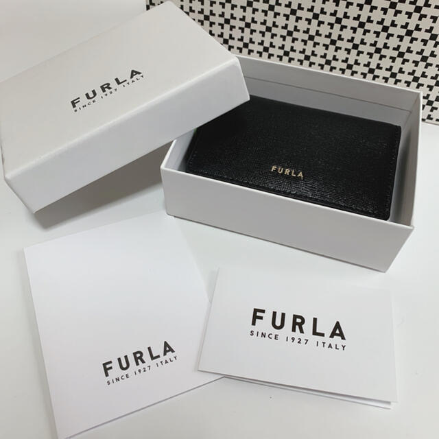 Furla(フルラ)の【美品】フルラ バビロン S カードケース　ブラック　BABYLON 春の新作 レディースのファッション小物(名刺入れ/定期入れ)の商品写真