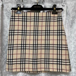 バーバリーブルーレーベル(BURBERRY BLUE LABEL)の美品　BURBERRY ノバチェック　ミニスカート　匿名配送(ミニスカート)