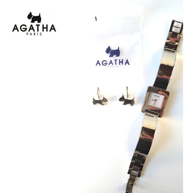 AGATHA(アガタ)の【AGATHAアガタ】犬DOGドッグ★ピアス★Silverシルバー★エレガント レディースのアクセサリー(ピアス)の商品写真