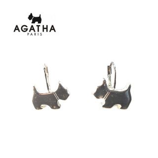 アガタ(AGATHA)の【AGATHAアガタ】犬DOGドッグ★ピアス★Silverシルバー★エレガント(ピアス)