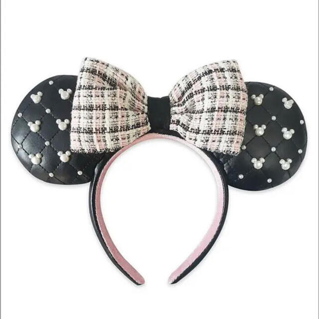 海外ディズニー♡ツイード ディズニー ミニー 限定 日本未発売 レア 革