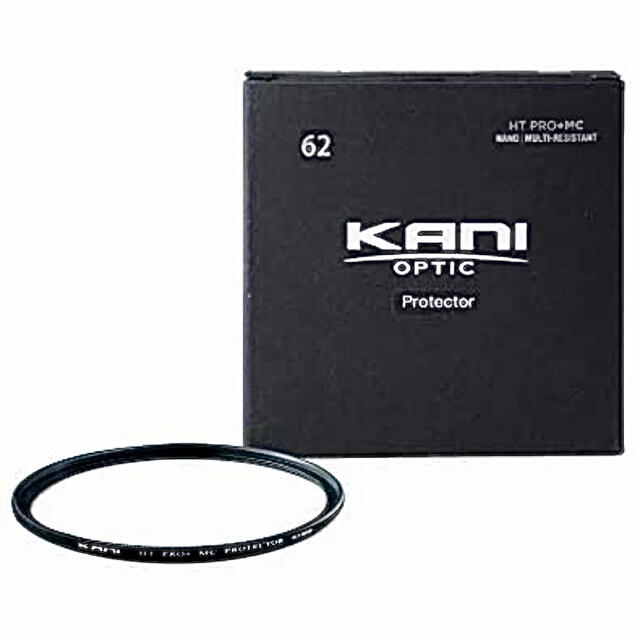 KANI 保護フィルター 62mm 【レンズプロテクタ】 スマホ/家電/カメラのカメラ(フィルター)の商品写真