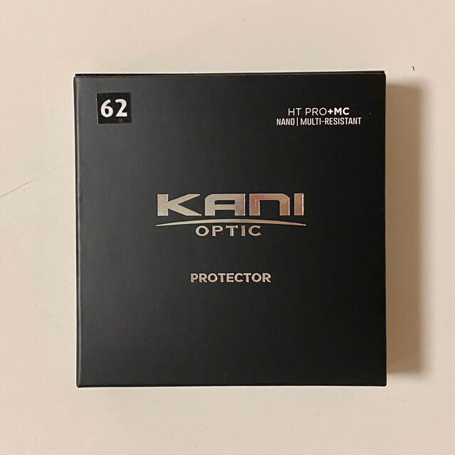 KANI 保護フィルター 62mm 【レンズプロテクタ】 スマホ/家電/カメラのカメラ(フィルター)の商品写真