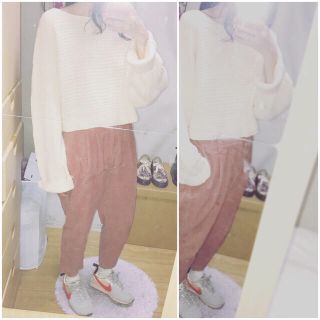 ダブルクローゼット(w closet)のwcloset ♡ ピンク コーデュロイパンツ(カジュアルパンツ)