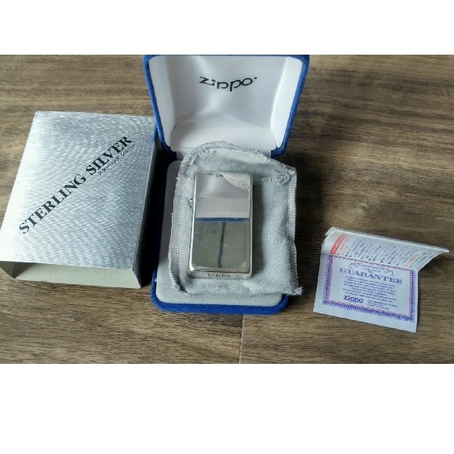 Zippo スターリングシルバー　スリムタイプ　2004年製