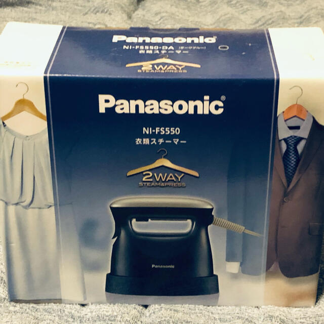 新品未開封 Panasonic パナソニック 衣類スチーマー - アイロン