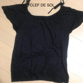 クレドソル(CLEF DE SOL)のCLEF DE SOL トップス(カットソー(半袖/袖なし))