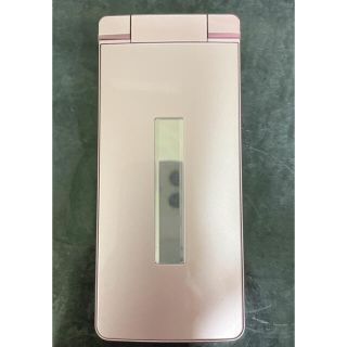 アクオス(AQUOS)の美品！ SHARP AQUOS ケータイ SH-02L ピンク ガラケー(携帯電話本体)